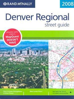 Spiral-bound Denver Regional Street Guide Book