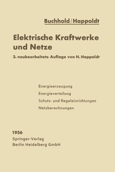 Paperback Elektrische Kraftwerke und Netze [German] Book