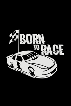 Paperback Born to race: 6x9 Stock Car Racing - lined - ruled paper - notebook - notes Book