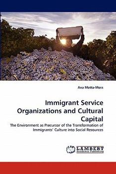 Paperback Immigrant Service Organizations and Cultural Capital Book
