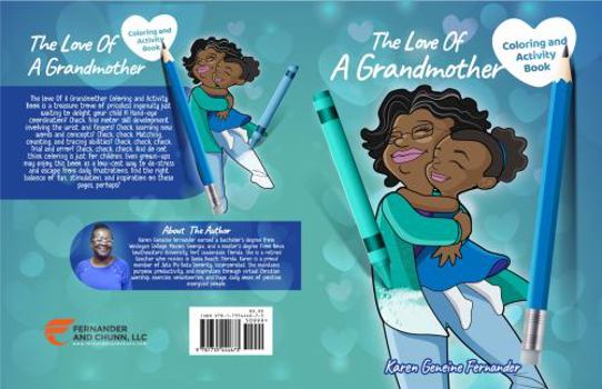 Paperback The Love Of A Grandmother Coloring and Activity Book