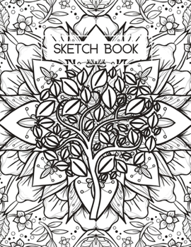 Paperback Sketch Book: Large Nature Mandala Drawing Paper Book, Gifts for Girls Friend Sister Women Her, 8.5" x 11", 102 pages Book
