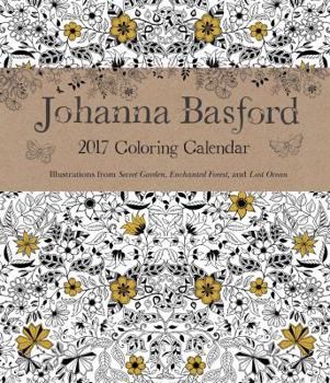 Johanna Basford 2016-2017 16-Month Coloring Weekly Planner Calendar