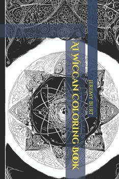 Paperback AI Wiccan Coloring Book