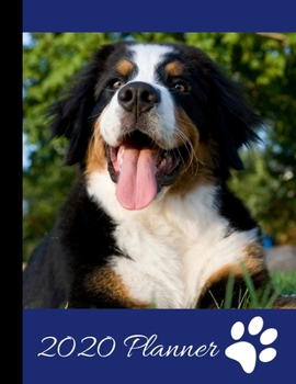 2020 Planner: Bernese Mountain Dog Cover - 2020 Weekly Planner Organizer Dated Calendar And ToDo List Tracker Notebook