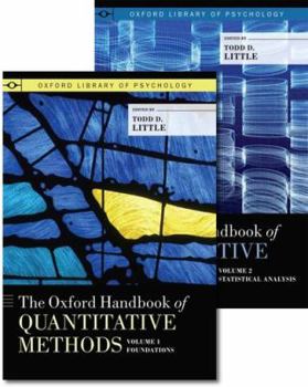 Hardcover The Oxford Handbook of Quantitative Methods, Two-Volume Set (Oxford Library of Psychology) Book