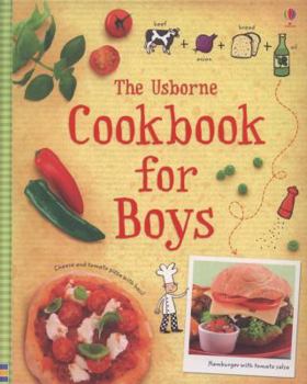Hardcover The Usborne Cookbook for Boys Book