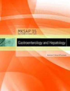 Paperback MKSAP 15 Medical Knowledge Self-assessment Program: Gastroenterology and Hepatology Book