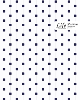 Paperback Cube Pattern Square Grid, Quad Ruled, Composition Notebook, 100 Sheets, Large Size 8 x 10 Inch Blue Dots Cover Book