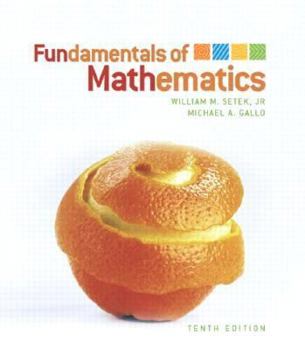 Hardcover Fundamentals of Mathematics Book