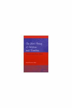 Paperback The Well-Being of Children and Families: Research and Data Needs Book