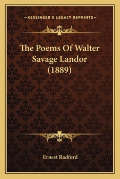 The Poems of Walter Savage Landor