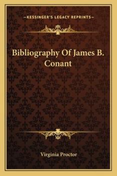 Bibliography Of James B. Conant