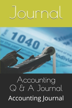 Paperback Accounting Q & A Journal: Accounting Journal Book