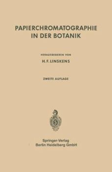 Paperback Papierchromatographie in Der Botanik [German] Book