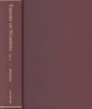 Hardcover History of the Theory of Numbers , Vol. 2: Diophantine Analysis Book