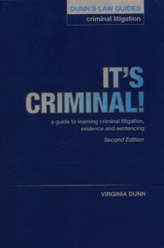 Paperback Dunn's Law Guides: Criminal Litigation 2nd Edition [Portuguese] Book