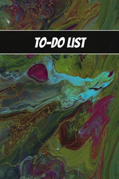 To Do List: Green Marbled - Weekly  Work Task Checklist - Daily Task Planner - To Do List Notebook - Agenda Notepad For Men, Women, Students & Kids