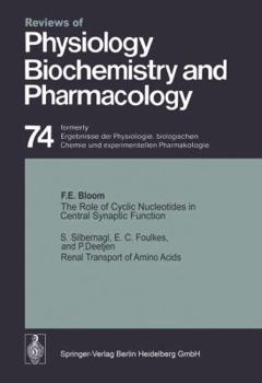 Paperback The Role of Cyclic Nucleotides in Central Synaptic Function / Renal Transport of Amino Acids [German] Book