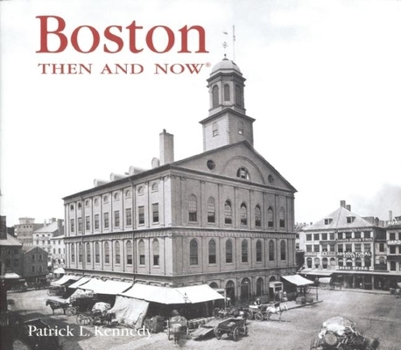 Hardcover Boston Then & Now Book