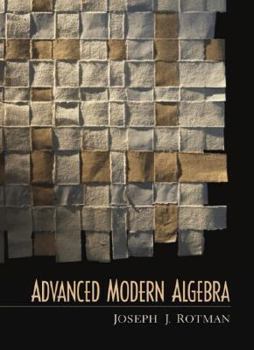 Hardcover Advanced Modern Algebra Book