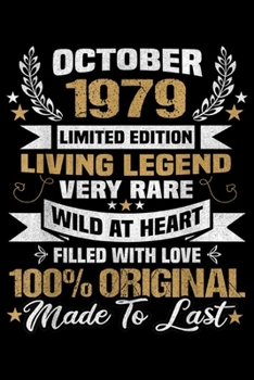 Paperback october 1979 limited edition living legend very rare wild at heart filled with love 100% original made to last: Born October 1979 Limited Edition Bday Book