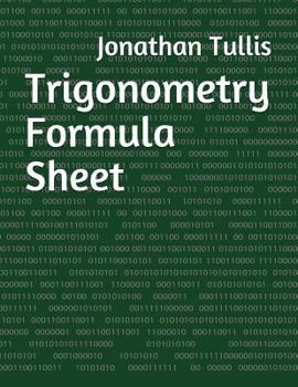 Paperback Trigonometry Formula Sheet Book