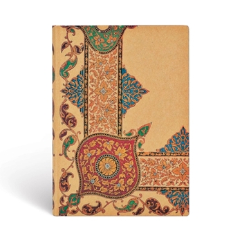 Misc. Visions of Paisley Ivory Kraft MIDI Lined Softcover Journal, 176pg, 100gsm by Paperblanks (Lyon Florals) Book