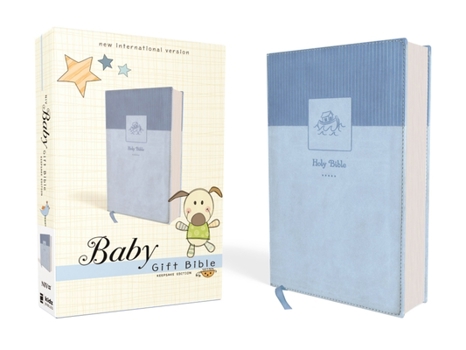 Leather Bound Niv, Baby Gift Bible, Holy Bible, Leathersoft, Blue, Red Letter, Comfort Print: Keepsake Edition Book