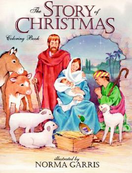 Paperback Story of Christmas-Coloring Bk: Book