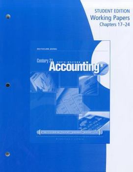 Paperback Working Papers, Chapters 17-24 for Gilbertson/Lehman's Century 21 Accounting: Multicolumn Journal, 9th Book
