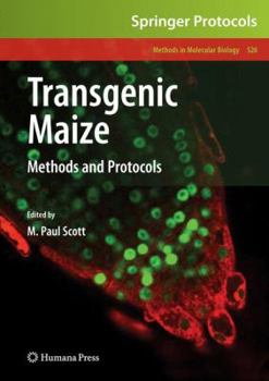 Hardcover Transgenic Maize: Methods and Protocols Book