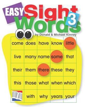 Paperback Easy Sight Words 3 Book