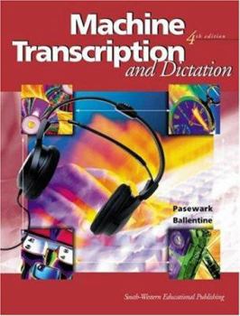 Paperback Machine Transcription and Dictation [With 3.5 Disk] Book