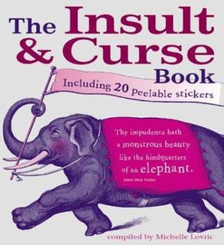 Hardcover The Insult & Curse Book [With Stickers] Book