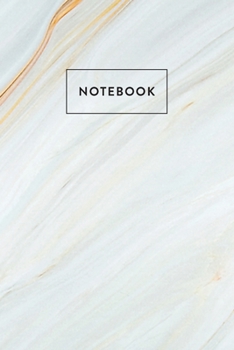 Paperback Notebook: Green Marble - Notizbuch in moderner Marmor Optik - ca. DIN A5 (6x9''), liniert, 108 Seiten, Gr?ner Marmor mit Gold - Book
