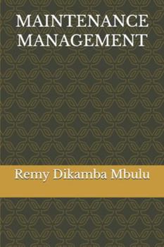 Paperback Maintenance Management Book