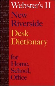 Hardcover Webster's II New Riverside Desk Dictionary Book
