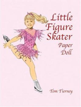 Paperback Little Figure Skater Paper Doll Book