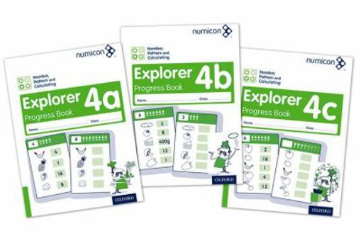Paperback Numicon: Number, Pattern and Calculating 4 Explorer Progress Books ABC (Mixed pack) Book