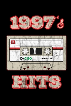 Paperback 1997's Hits: Birthday Retro Cassette Gym Weightlifting Diary 6" x 9" 100 pages Book