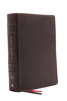 Leather Bound The King James Study Bible, Genuine Leather, Black, Full-Color Edition [Large Print] Book
