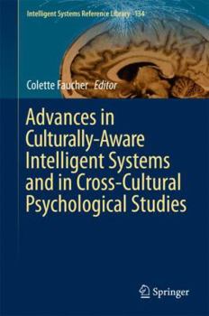 Hardcover Advances in Culturally-Aware Intelligent Systems and in Cross-Cultural Psychological Studies Book