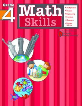 Paperback Math Skills, Grade 4 Book
