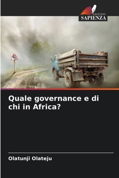 Paperback Quale governance e di chi in Africa? [Italian] Book