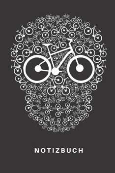 Notizbuch: Notizbuch Notizheft Schreibbuch 110 Seiten Liniert Linien DIN A5 Fahrrad Bike Rad Radeln Biker Mountainbike Fahrradfahrer BMX E-Bike Fahren Mountainbiking Mountainbiker Fahrradkette Totenko