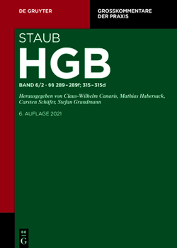 Hardcover §§ 289-289f; 315-315e [German] Book