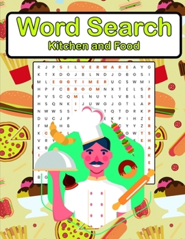 Paperback Word search: Kitchen and food Book