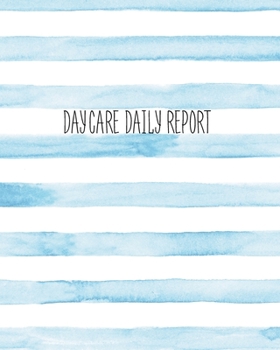 Paperback Daycare Daily Report Book