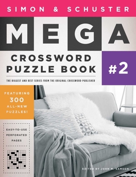 Paperback Simon & Schuster Mega Crossword Puzzle Book #2 Book